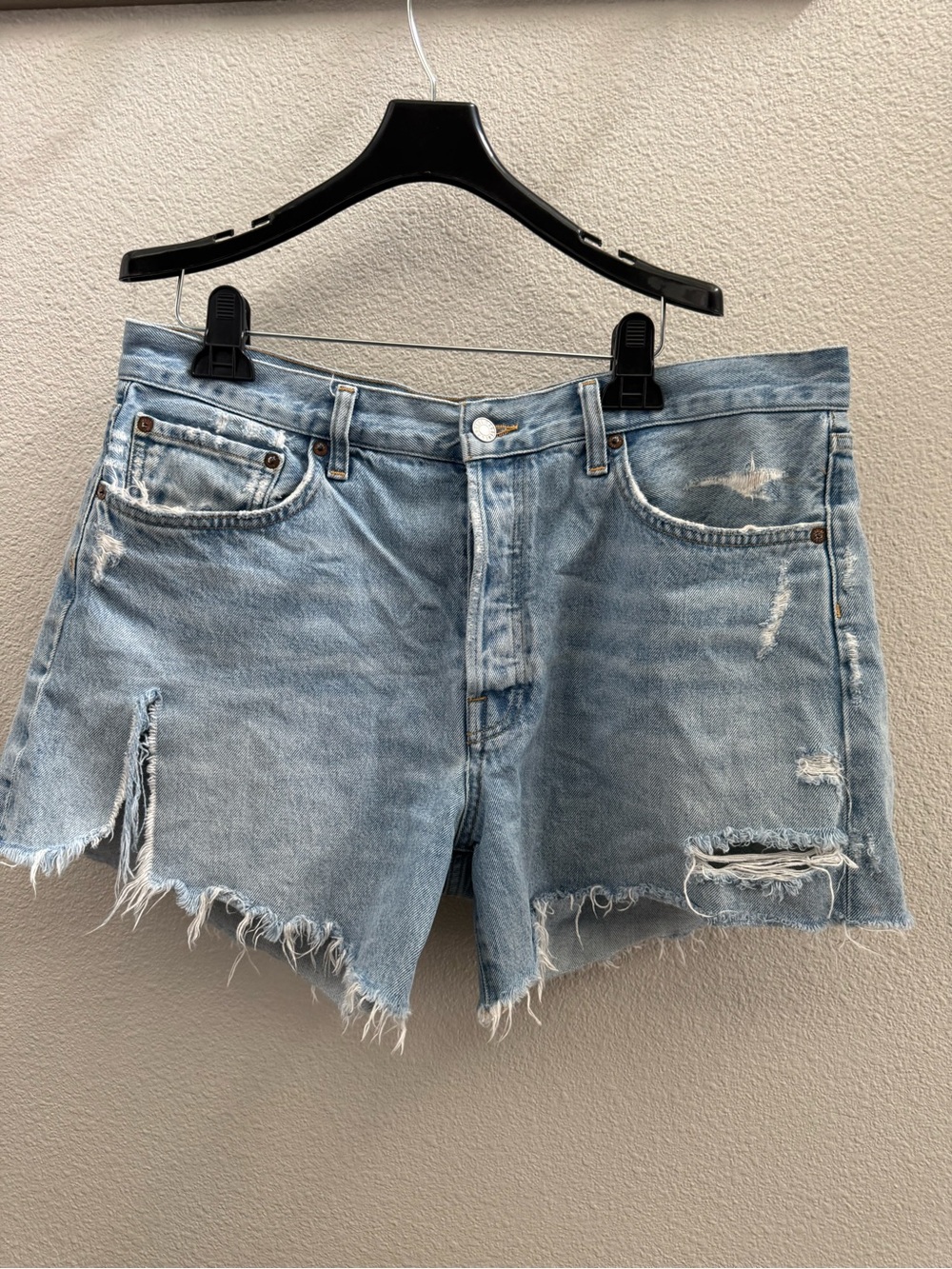 Agolde Parker Long Shorts, 35